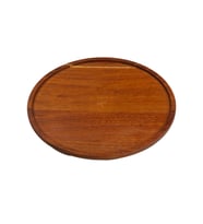 İçi Çukur Yuvarlak Tahta 32 cm (Kahverengi)