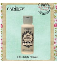 Cadence Style Matt Enamel Cam & Porselen Boyası 59 ml. E-331 Beyaz 