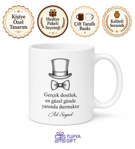 Damadın Sağdıcı Görev Başında Düğün Gecesi Hatırası Kupa Bardak Hediye