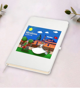 Konya Tasarımlı Beyaz Defter
