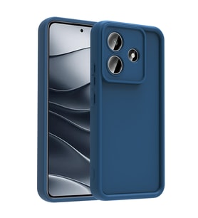 Xiaomi Redmi Note 14 5G Kılıf Kamera Korumalı Kalın Kenarlı Viera Silikon Case (Koyu Yeşil)