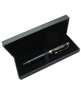 Signator® M536 Mat Siyah Altın Roller Kalem  İsme Özel Kalem  Hediyelik Kalem (Karışık)