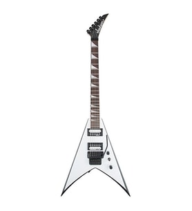 Jackson 2910224577 Js King V Js32 Elektro Gitar (white W/black Bevels) Beyaz Gövde Siyah Kenar Çizgileri Ve Floyd Rose