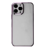 Newface Apple iPhone 14 Pro Kılıf Element Silikon - Lila