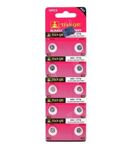 TIANQIU AG4 LR626/377 Alkalin 10'lu Düğme Pil