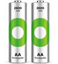 Batteries Recyko 2600 AA Kalem Ni-Mh Şarjlı Pil, 1.2 Volt, 2'li Kart