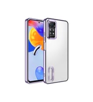 Xiaomi Redmi Note 12 Pro 4G Uyumlu Kılıf Kamera Korumalı Logo Gösteren Zore Omega Kapak