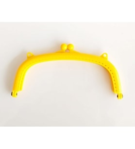 Angel Çanta Aksesuar 16 Cm Plastik Cüzdan Klipsi Sarı