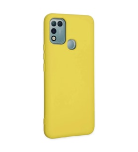 İnfinix Hot 10 Play Kılıf Nano İçi Kadife  - Sarı