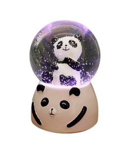 Panda Orta Boy Işıklı Müzikli Kar Küresi