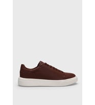 Lufian Siyah Hakiki Deri Bağcıklı Erkek Sneaker Tommy M (Taba)