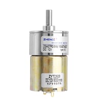 ZGA37RG 12V 37mm 10Rpm Redüktörlü DC Motor Metal Dişli Yüksek Tork Kuvvet Robot Oyuncak RC Araba