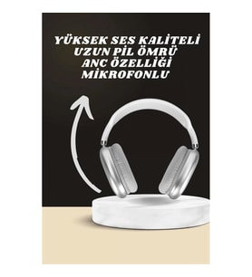 Mey İthalat® Kulak Üstü P9 Kablosuz Bluetooth Kulaklık ve 7 Kordonlu Akıllı Saat