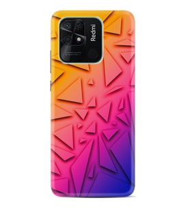Xiaomi Poco X3 Pro M4 Pro X4 Pro C40 10C Kılıf Desenli Silikon Üçgenler 1635