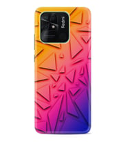 Xiaomi Poco X3 Pro M4 Pro X4 Pro C40 10C Kılıf Desenli Silikon Üçgenler 1635