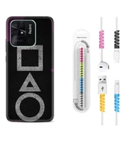 Xiaomi Redmi Note 7 8 9 Pro 10 2022 10 Pro 10S Kılıf Kablo Koruma Spiral Silikon Game Begin 1799