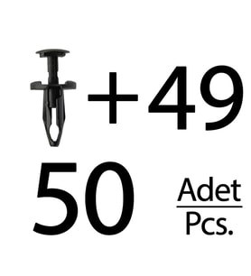 Opel için Damvlumbaz Klipsi- 50'li