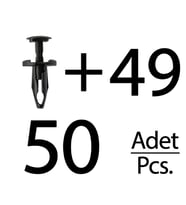 Opel için Damvlumbaz Klipsi- 50'li