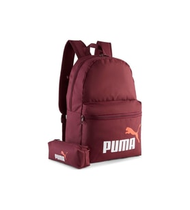 Puma Phase Unisex Sırt Çantası Kalemlikli Seti Bordo