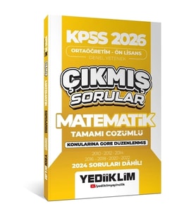 Kpss 2026 Ortaöğretim Önlisans Matematik 2010-2024 Çıkmış Sorular Yediiklim
