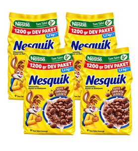 Nesquik Tam Tahıl Gevreği 1200 gr 4 lü (4,8 kg)