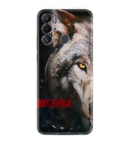 Tecno Pova Neo Kılıf Silikon Desen Özel Seri Wolf Eyes 1758