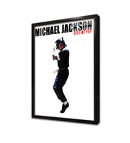 Michael Jackson Çerçeveli Cam Tablo