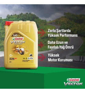 Castrol Vecton Long Drain 5W-30 CK-4/SN 20 Lt