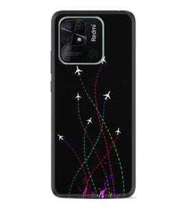Xiaomi Poco X3 Pro M4 Pro X4 Pro C40 10C Kılıf Desenli Silikon Line Planet 1736