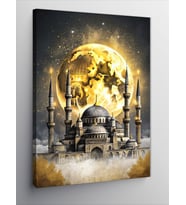 Kanvas Tablo Dolunay Ve Cami