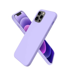 Apple İphone 12 Pro Max Kılıf First Silikon - Lila