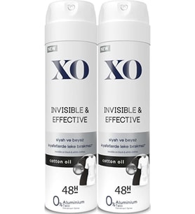 XO Deo 150ml Women Invisible ve Effective 2 Lİ SET