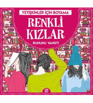 Renkli Kızlar - Yetişkinler İçin Boyama