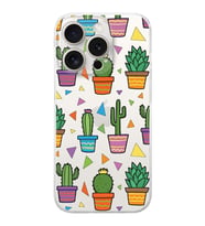 PrintiFy iPhone 15 Pro ile Uyumlu Water Color 4  Kamera Korumalı Şeffaf  Kılıf