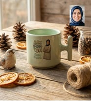 Kişiye Özel Karikatürlü Best Mom Ever Anneye Hediye T Pastel Kupa Anneler Günü Hediyesi