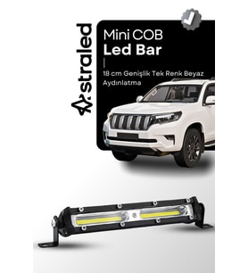 18W 15 cm COB LED Off Roan LED Bar ATV Kamyon Tır Traktör İş Makinesi
