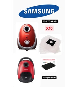 Samsung  Süpürge Toz Torbası 10 Adet Motor Filitreli