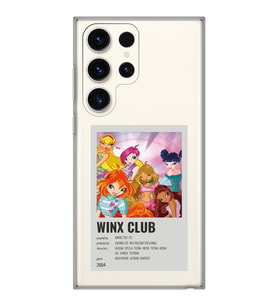 Samsung Galaxy S23 ULTRA Uyumlu Winx Club Poster Tasarımlı Şeffaf Telefon Kılıfı