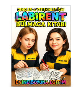 Gençler ve Yetişkinler İçin Labirent Bulmaca Kitabı (100 Labirent Cevaplarıyla)