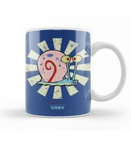 Gary Retro Japanese SpongeBob Kupa Bardak Porselen