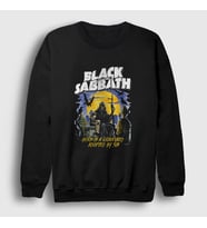 Presmono Unisex Siyah Sin Black Sabbath Sweatshirt 18100tt
