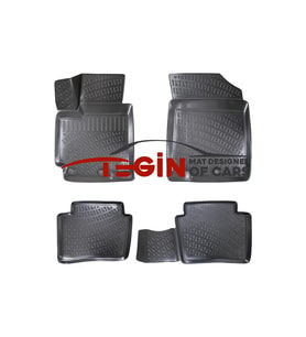 Kia Rio 2013 3D Havuzlu Paspas Siyah