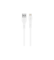Lightning Şarj Kablosu 3A Hızlı Şarj USB iPhone Data ve Şarj Kablosu (Beyaz)