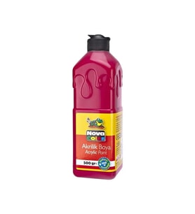 NOVA COLOR NC-382 AKRİLİK BOYA 500gr. KIRMIZI