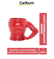 Özel Tasarım Dekoratif Şık Hediyelik Sevgili Arkadaş Vücut Porselen Kupa Bardak 10*14 Cm