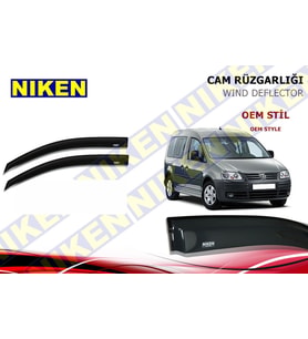 Volkswagen Caddy Cam Rüzgarlığı 2003 Sonrası Niken 2li