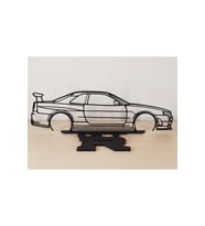 Nissan GTR R34 20cm Plastik Masa Süsü Masa Dekorasyonu