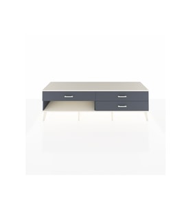 Hyperion TV Ünitesi 3 Çekmeceli  176x44x51 Antrasit-Aytaşı/Antrasit