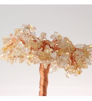Sitrin, Pembe Kuvars Doğaltaş Ağaç 18x7 cm, D019