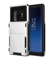 VRS Design Galaxy S9 ile Uyumlu Damda Folder Kılıf Cream White